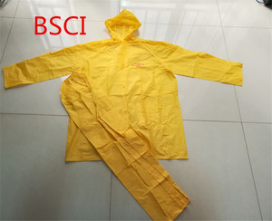 Chaqueta y pantalones impermeables y reutilizables de <span class=keywords><strong>PVC</strong></span>, traje de lluvia para trabajo al aire libre, con logo - Product Image 4