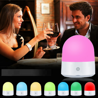 Luminosité réglable blanc chaud RVB multicolore variable LED veilleuses lampe pour Chambre Bébé Chambre Cuisine Couloir Escalier