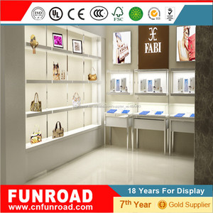 Kiosk con <span class=keywords><strong>marca</strong></span> de moda de exposición de bolsa y tienda entera de moda - Product Image 1