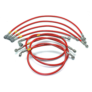 Tuyau <span class=keywords><strong>de</strong></span> <span class=keywords><strong>frein</strong></span> à air en ptfe tressé en acier inoxydable, pour voiture - Product Image 1