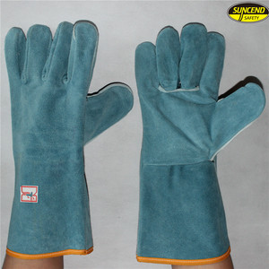 Leather Glove bait long yellow for Welder - Product Image 4