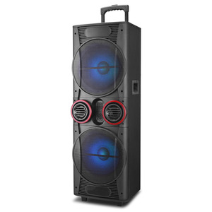 Chuyên nghiệp 100W đầu ra PA Loa RGB Hifi <span class=keywords><strong>woofer</strong></span> cho hoạt động karaoke bên nhà hát ngoài trời bao gồm bánh xe đẩy - Product Image 3