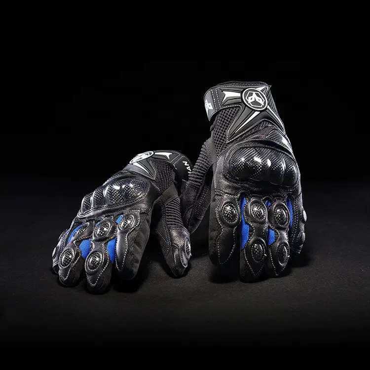 Rongduhan — gants de moto en cuir respirants, à la mode, Design de loisir, Cross-Country, pour l'été