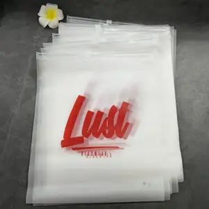 Sacchetto di plastica della maglietta della chiusura lampo richiudibile PVC glassato stampato su ordinazione