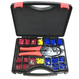 Electronical Connector Kit 552pc Crimper Tool Tape Cable Tie and Crimping Terminal Assortment