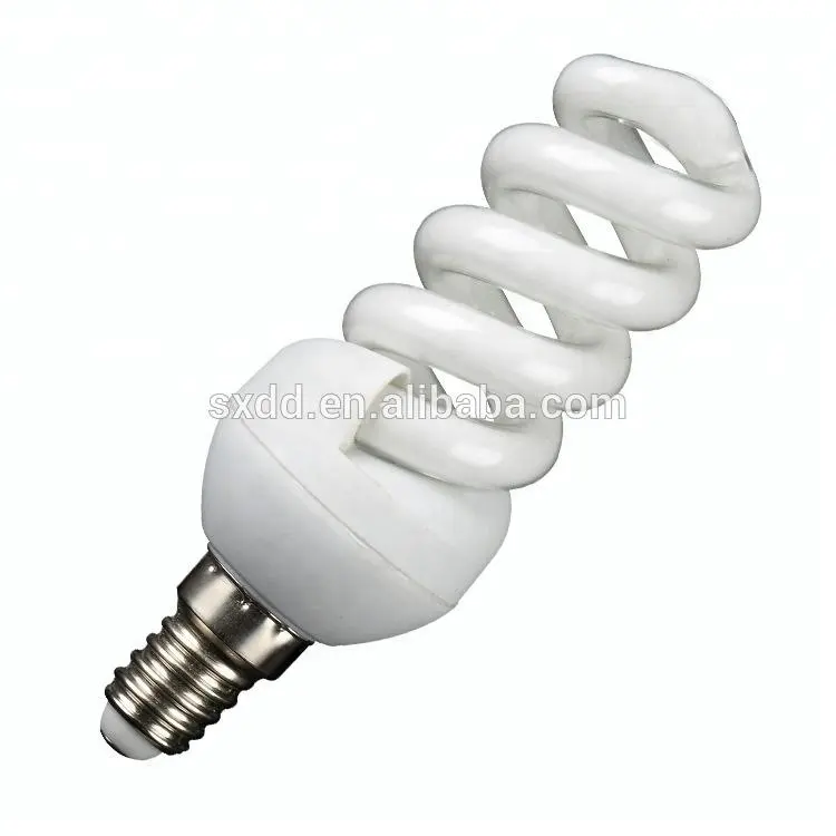 Lampe fluorescente compacte prix de gros Mini ampoule à économie d'énergie en spirale complète 13W 15W 18w 20w E27 B22 6500K 3000K AC110V AC220 60