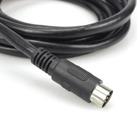 Câble d'extension DIN 8 broches mâle vers femelle, câble de système de conférence audio blindé pour câblage de microphone en chaîne, certifié RoHS
