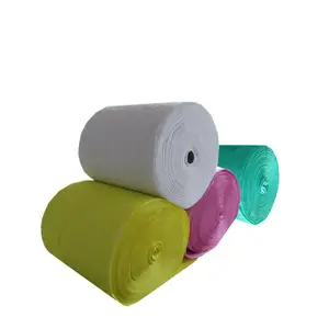 Pink / Yellow Synthetic Filter Medias Roll For Medium Efficiency Bag Filter