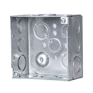 UL listed 4 inch Square welded Electrical metal box