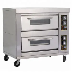 New style LPG gas 2 deck french bread baking oven for sale