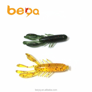 All'ingrosso 80mm Multi-sezione PVC e piombo nuotare gamberetti pesca esca a buon mercato in gomma artificiale duro <span class=keywords><strong>per</strong></span> la pesca - Product Image 3