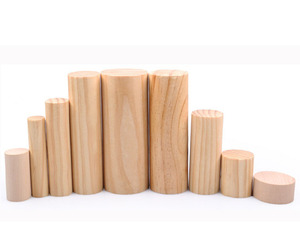 9 Piezas de Material Didáctico Montessori, Bloques de Madera Sin Terminar, Cilindros de Madera de Pino, Venta al por Mayor en Guangdong - Product Image 2