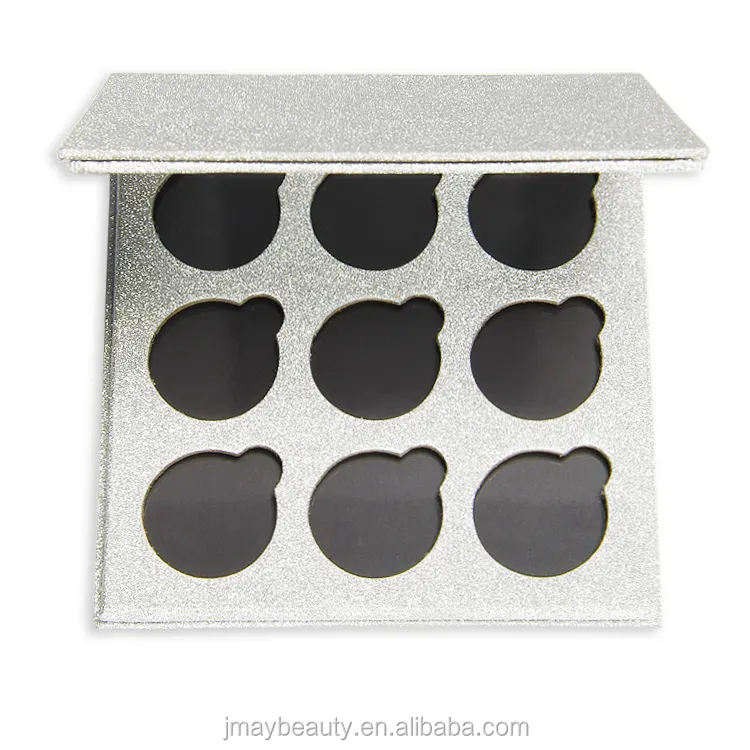 Palette de fards à paupières vide en carton, couleur magnétique, argent, or, blanc, noir, personnalisable, pour paupières, 8 12 9, livraison gratuite