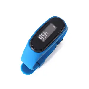 Wholesale price of the most favorable pedometer watches silicone bracelet gait fitness 3D pedometer