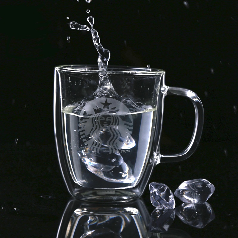 Double Wall Heat Resistance Clear Coffee Glass Cup Water Drinking Glass Cup
