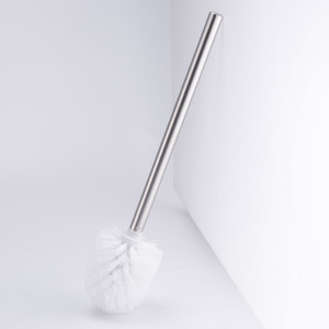 Ensemble de brosse de toilette moderne en acier inoxydable brossé avec support en plastique pour nettoyage de salle de bain, fourni par <span class=keywords><strong>HF</strong></span> Factory - Product Image 5
