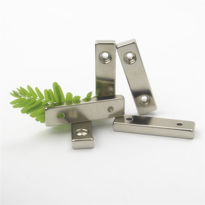 Xlmagnet גבוהה ביצועים <span class=keywords><strong>n38eh</strong></span> neodymium כיכר מגנט עם countersunk חור