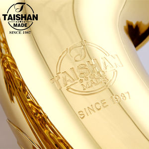 Taishan高品質ゴールドラッカーテナーサックス、Bbトーンブラスボディ - Product Image 6