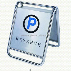 Letrero de Advertencia de Reserva de Estacionamiento para Hoteles <span class=keywords><strong>Love</strong></span> Heart NPS05, Soporte/Tablero para Restaurantes y Bares - Product Image 1