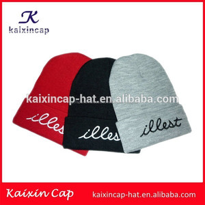 OEM Comercio al por mayor gorra acrílica <span class=keywords><strong>de</strong></span> invierno <span class=keywords><strong>de</strong></span> rojo, / sombrero sombrero hecho punto/ Gorrita tejida cómoda <span class=keywords><strong>Llana</strong></span> acríl - Product Image 1