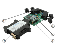 Gateway G0313 Modbus a FF para Montaje en Carril DIN