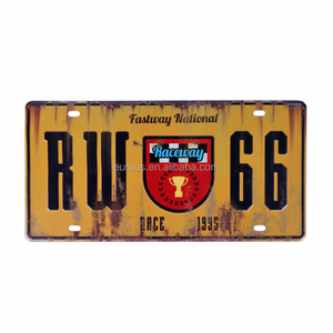 2018 caliente Fuente de la fábrica de souvenirs turísticos venta al por mayor Vintage estaño signos - Product Image 3