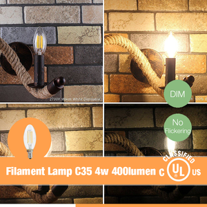 Yidi A60 <span class=keywords><strong>A19</strong></span> estilo decorativo LLEVÓ filamento de la bombilla precio de fábrica de la vendimia - Product Image 4