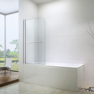 Barato pequeña recta deslizante vidrio templado <span class=keywords><strong>bañera</strong></span> ducha pantalla - Product Image 1