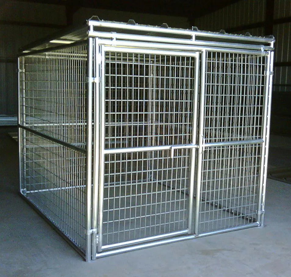 Outdoor Heavy Dog Kennel Welded Dog Cage Pet Dog House For Running