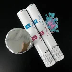 Eco Friendly Gender Reveal Blue & Pink Confetti Cannon Popper