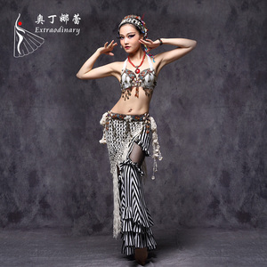 Fait à la main Du Ventre Tribal Danse Longs Glands Écharpe de Hanche - Product Image 6