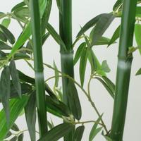 Bambou artificiel vert feuille 830, 180 cm de haut, en plastique et soie, plante décorative d'intérieur de qualité supérieure