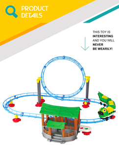 Giocattoli <span class=keywords><strong>per</strong></span> <span class=keywords><strong>Bambini</strong></span> Montagne Russe Mini su Binari a Batteria con Adorabile Treno a Forma di Insetto - Product Image 2