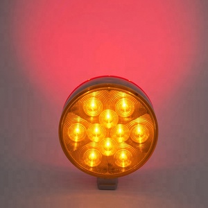 Đôi Mặt Cuống 4 inch Vòng 10 + 10 Piranha Lần Lượt Tín Hiệu Đèn LED Nhấp Nháy đèn led Nhấp Nháy Đèn Cảnh Báo Cho xe tải Trailer - Product Image 3