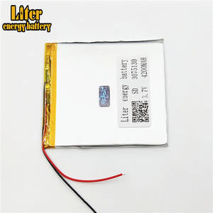 3075130 de 4200 mah 3,7 v batería recargable de lipo para detección de dispositivo de instrumento - Product Image 1