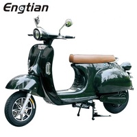 Scooter Eléctrico Clásico de 1200W con Certificación EEC, Scooter Eléctrico de 2 Ruedas en Venta con Batería de Litio, Europa, 6-8H