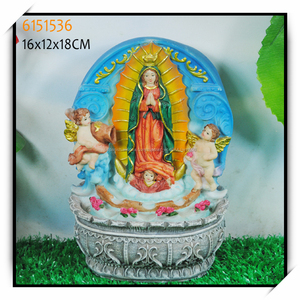 2017 decoración del Hogar artesanías fuente de resina religiosas de jesús y jesús religiosa estatua fuente de agua y fuente - Product Image 3
