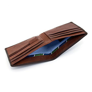 El wilmore doble fina Gary cuero con contraste cuero interior Los hombres <span class=keywords><strong>de</strong></span> cartera - Product Image 2