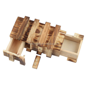 Giocattolo educativo giocattoli educativi cinesi Luban lucchetto <span class=keywords><strong>scatola</strong></span> di <span class=keywords><strong>legno</strong></span> magico cassetto segreto scatole Puzzle - Product Image 6