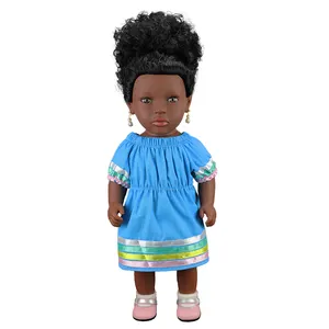 Atacado 18 polegadas (45cm) Baby Doll Moda Baby Dolls Para Crianças e Educação do Americano Africano