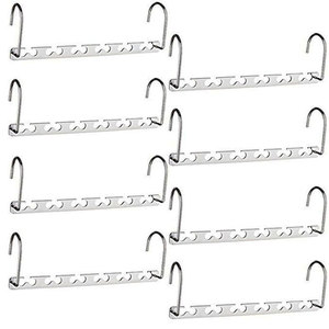 2 pc Métal Cascade <span class=keywords><strong>Armoire</strong></span> Placard Bar Cintre <span class=keywords><strong>Manteau</strong></span> Organisateur Space Saver - Product Image 3