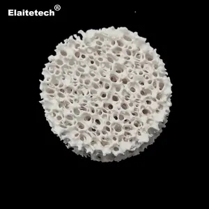 Алюминиевая литейная пористая керамическая фильтровальная пластина с расширенными прокладками для литой фильтрации металла