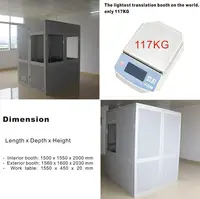 Singden SIB003 Portable Isolasi Suara Booth Terjemahan Booth Interpretasi Booth