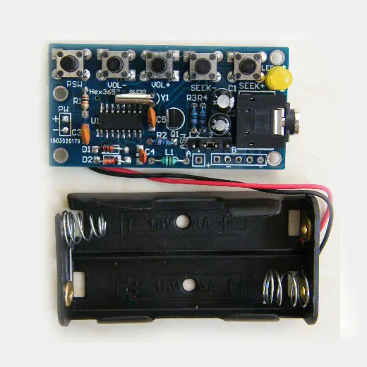 Kablosuz Stereo FM Radyo Alıcı Modülü PCB DIY Elektronik Kitleri 76 MHz-108 MHz