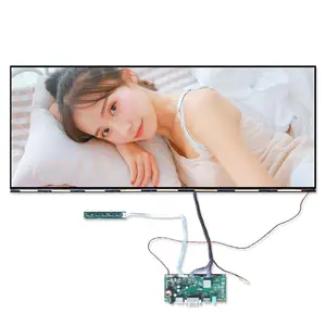 قضيب قابل للتمدد lcd 25 بوصة سوبر واسعة شاشة 2560x1080 Tft لوحة ال سي دي وحدة الخلفية WLED Lvds مع تحكم مجلس للإعلانات