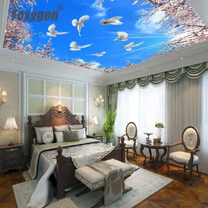 Wasserdichtes Innendekoration material Sky Dove Design PVC-Stretch decke für Halle