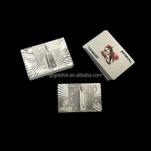 Gran <span class=keywords><strong>idea</strong></span> de regalo euro 500 ninguna costumbre mínimo Gold foil tarjetas de juego - Product Image 2