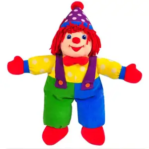 Baby Leuke Zachte Clown Poppen Pluche Muzikale Clown Speelgoed