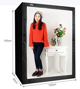 Led Softbox Hộp 120*80*160cm ảnh studio thắp sáng lều Bộ dụng cụ Depp 160cm nhiếp ảnh lều - Product Image 3