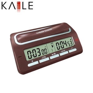 Reloj de Ajedrez Digital para Competición al Por Mayor, Económico, Negro y Rojo - Product Image 4